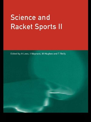 cover image of Science and Racket Sports II